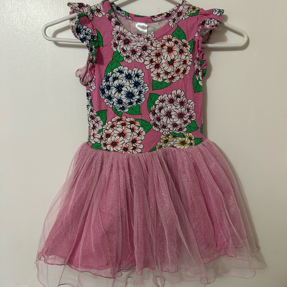 Bonds Floral Pink Tulle Dress